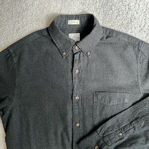 Men’s J. Crew brushed twill long-sleeve shirt, slim fit, size Medium